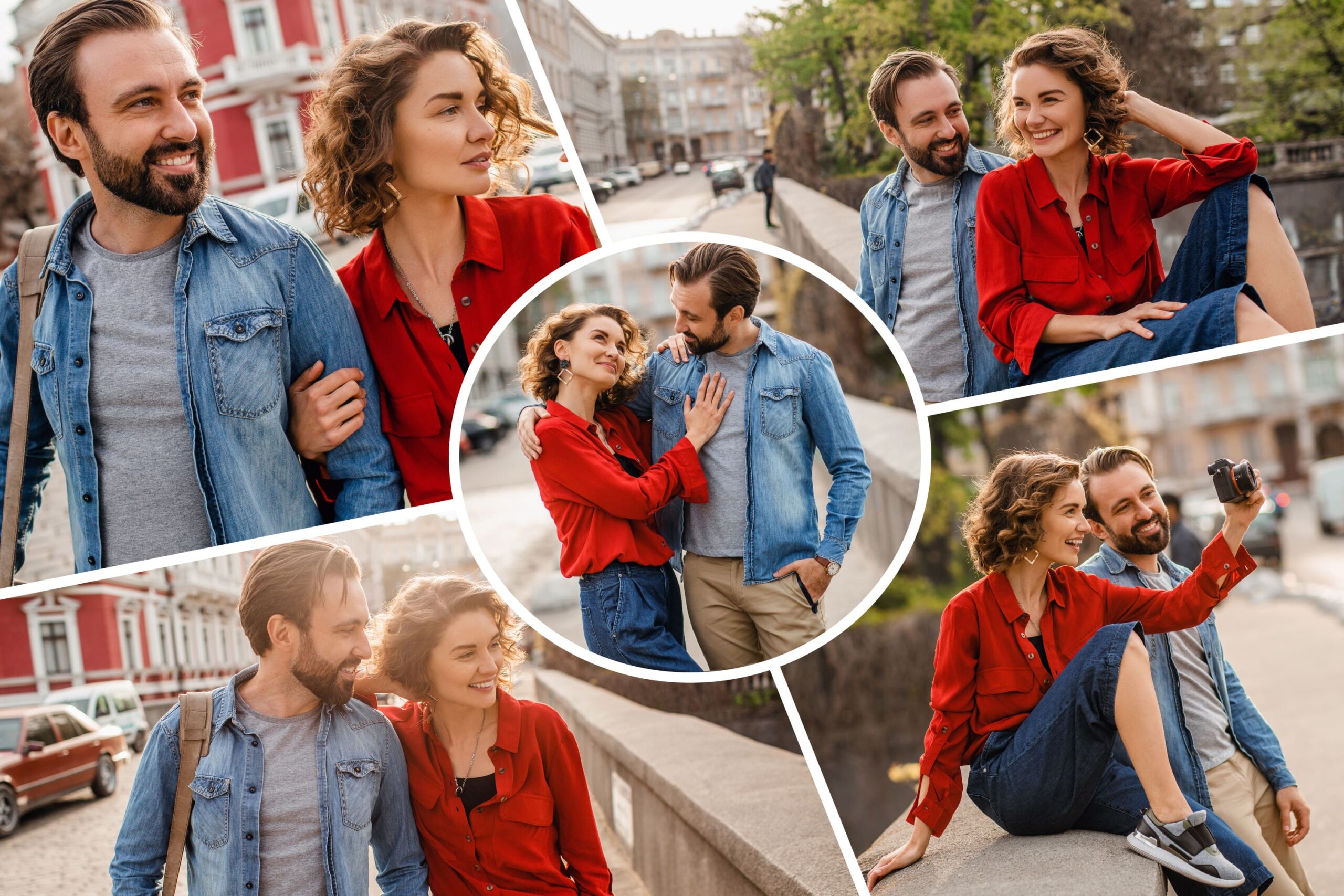 COLLAGE OF FIVE PHOTOS