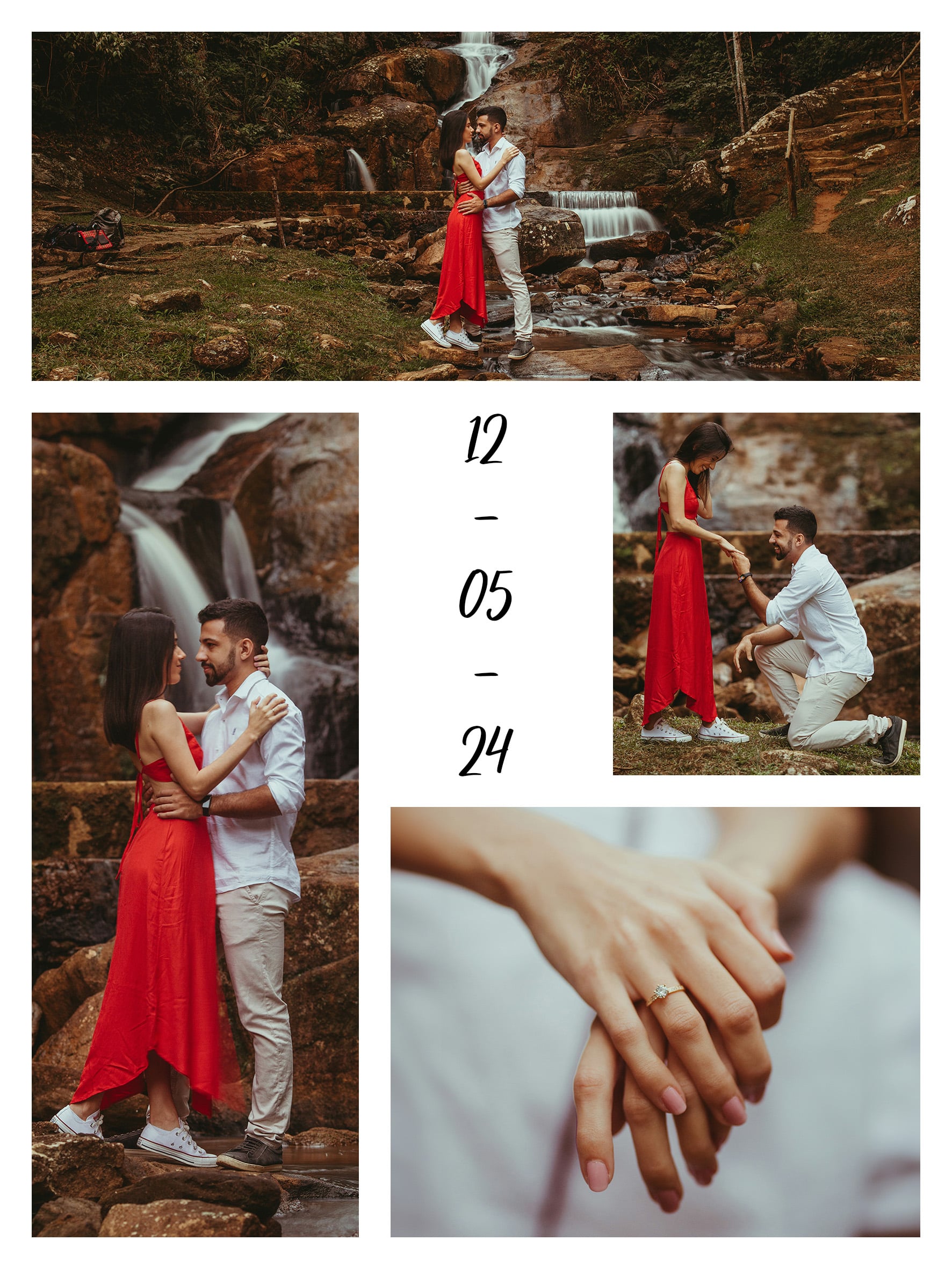 COLLAGE OF FOUR PHOTOS WITH DATE