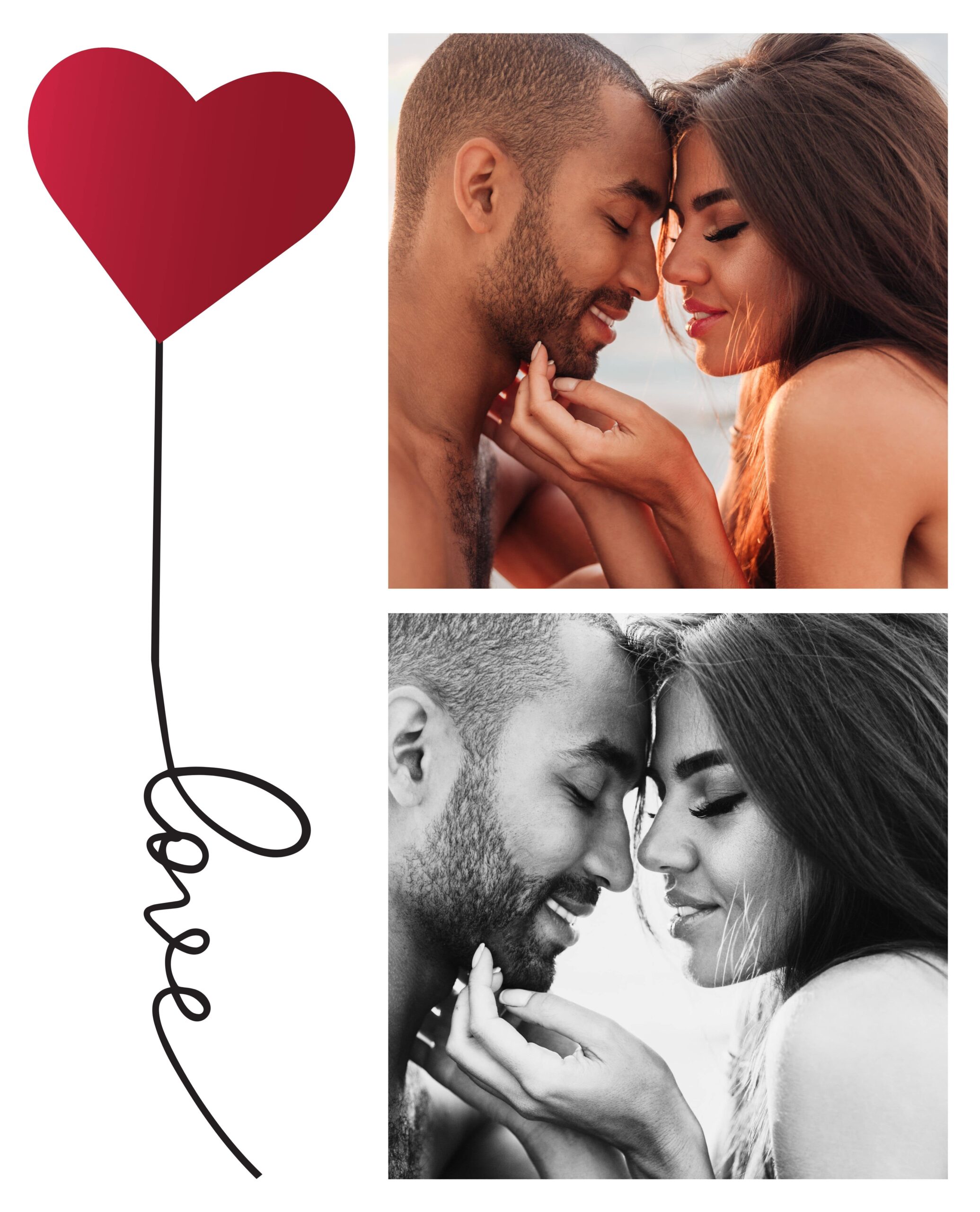 LOVE INSCRIPTION WITH BIG HEART